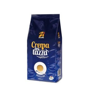 Café crema in Tazza Superiore en grano